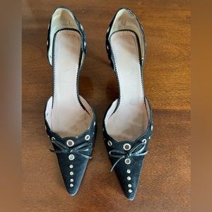Prada size 41 kitten heel pumps